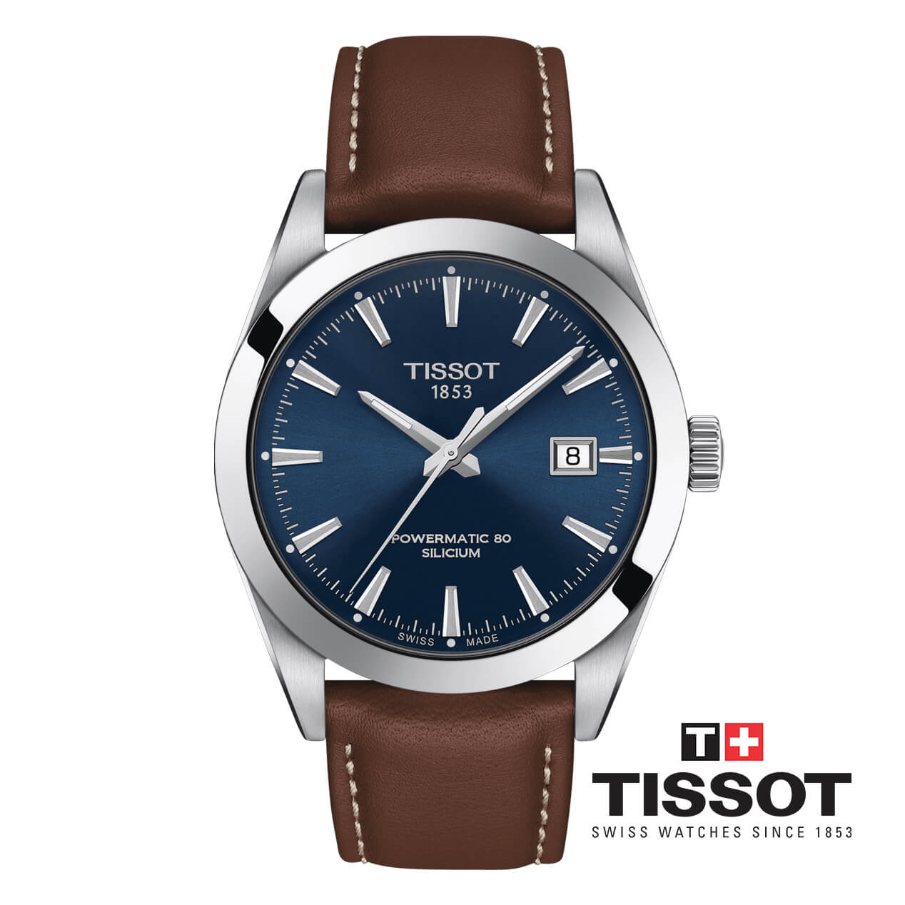 ĐỒNG HỒ NAM TISSOT GENTLEMAN POWERMATIC 80 SILICIUM T127.407.16.041.00 CHÍNH HÃNG